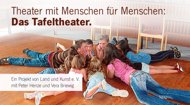 Theater mit Menschen f&uuml;r Menschen: Das Tafeltheater.